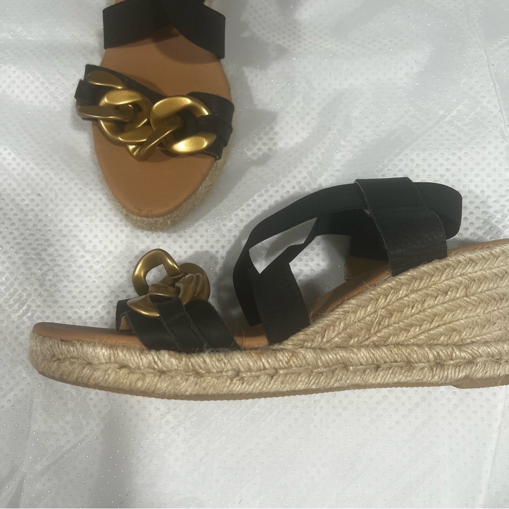 Anthropologie Maypol Espadrille Wedge Sandals Women’s Sz 38 (7.5) - Picture 6 of 14